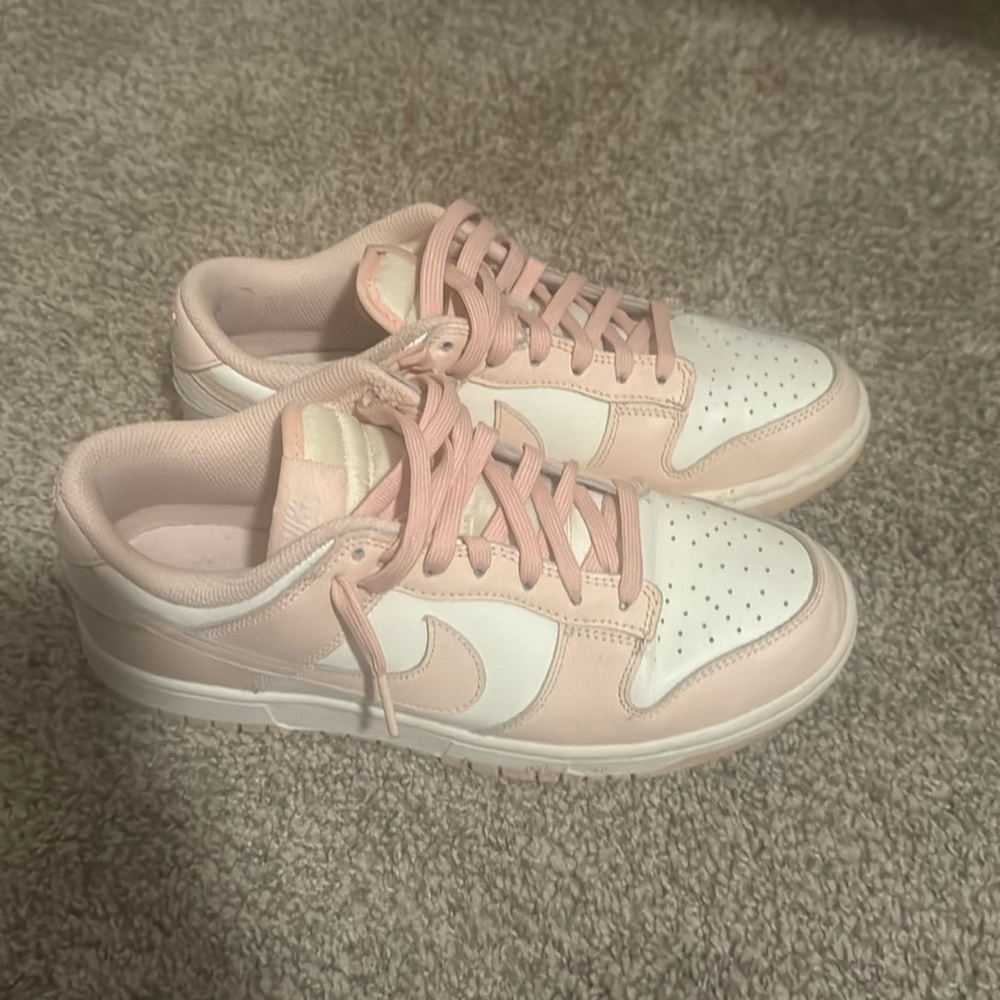 Nike dunks light pink